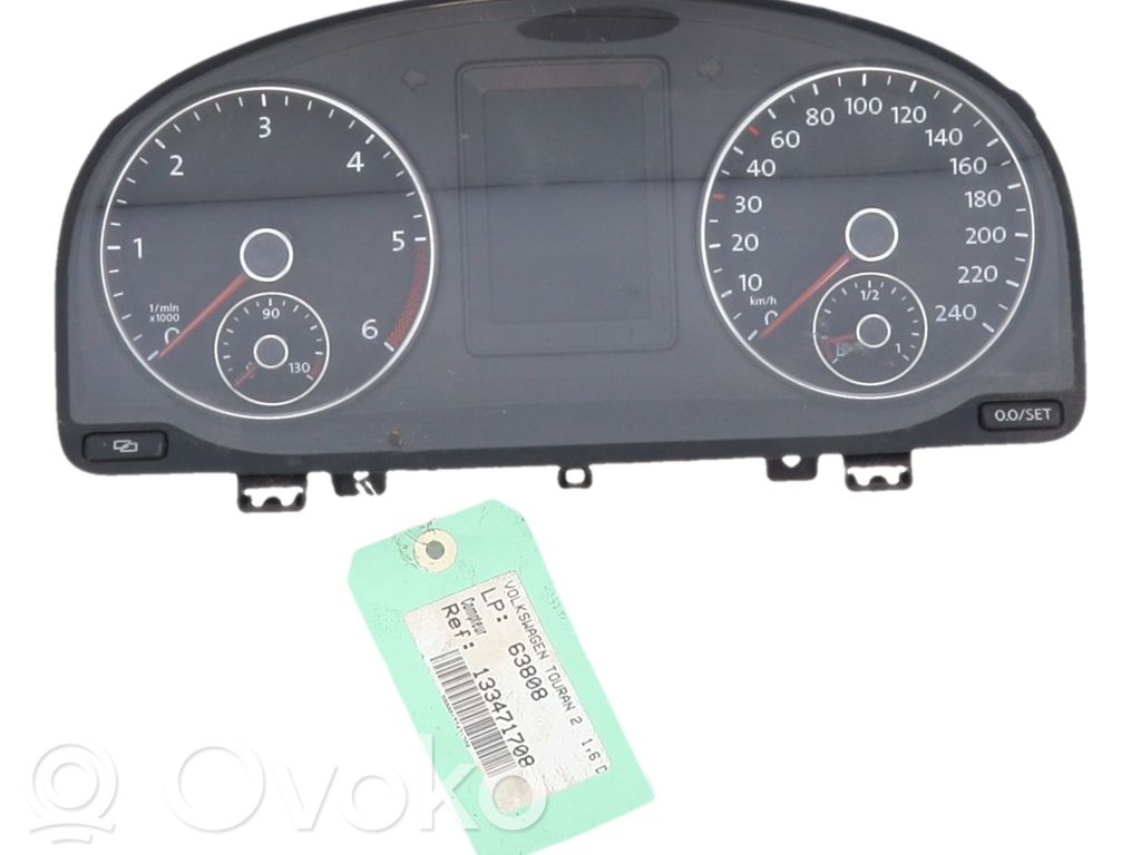 Volkswagen Touran II Tachimetro (quadro strumenti)