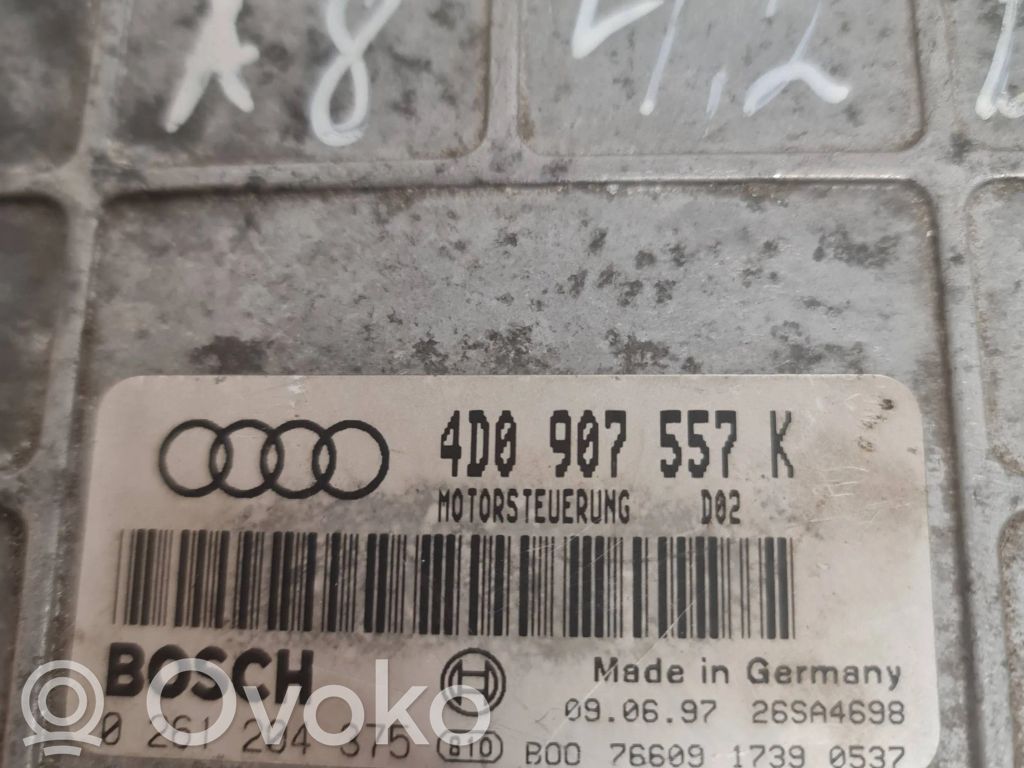 Engine control unit/module   4D0907557K,26SA4698,0261204375