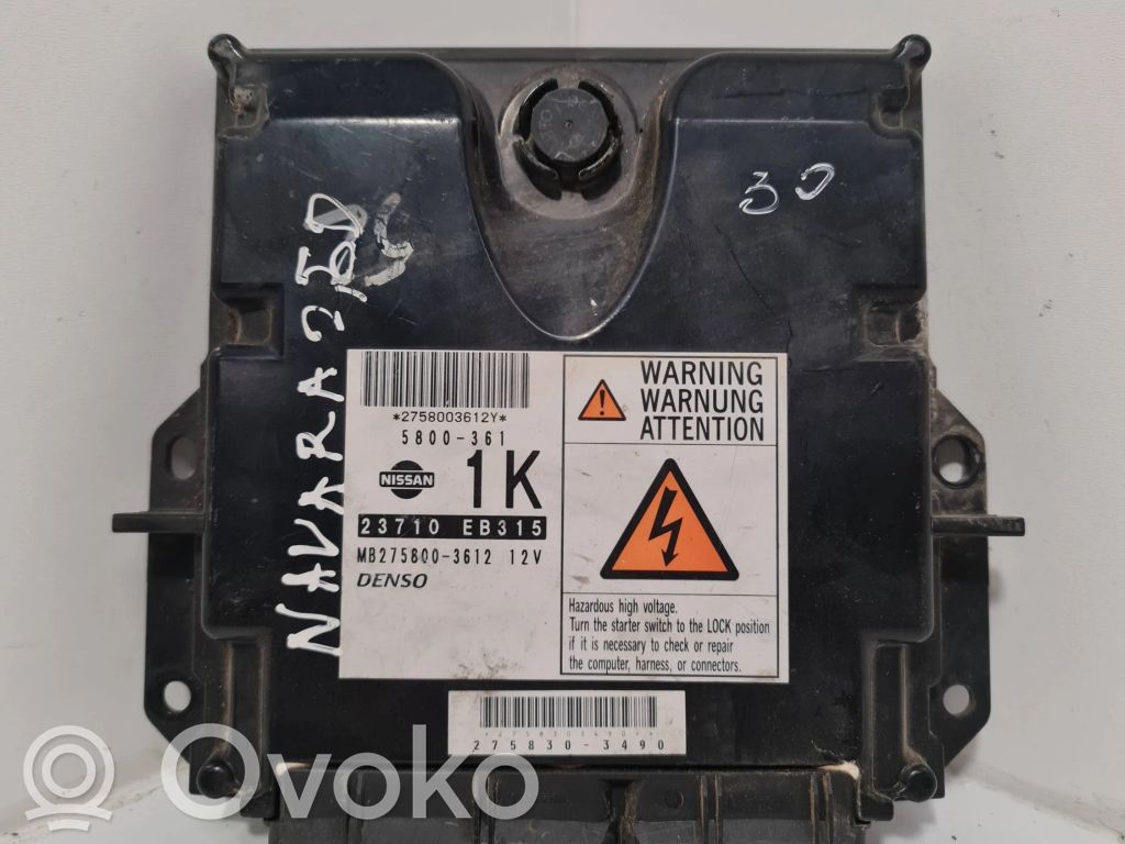Engine control unit/module   23710EB315,5800361,2758003612,MB2758003612