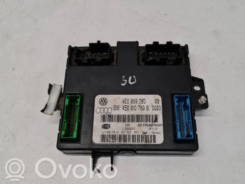 Module confort   4E0959760,4E0910760B,5DS00879502
