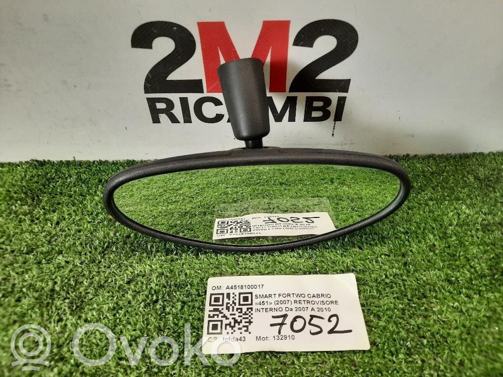 Smart ForTwo II Espejo retrovisor (interior) 