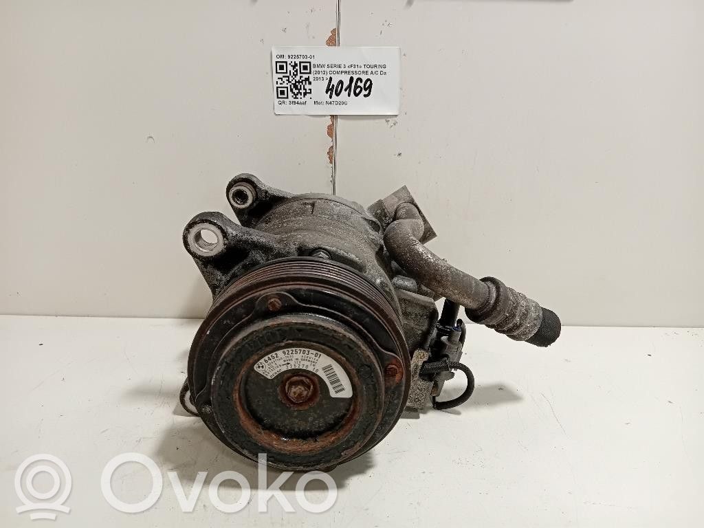 BMW 3 F30 F35 F31 Air conditioning (A/C) compressor (pump) 