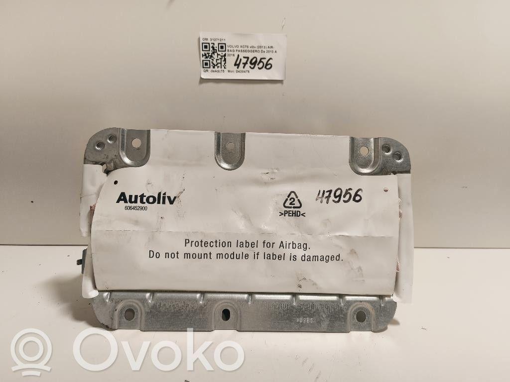 Volvo XC70 Passenger airbag 
