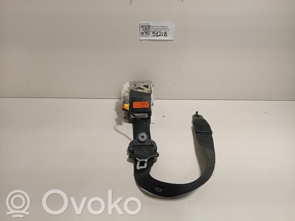 Mercedes-Benz SLK R171 Pas bezpieczeństwa fotela przedniego 