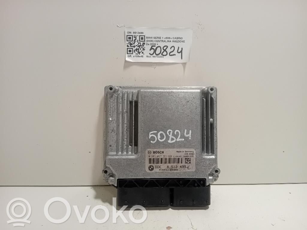 BMW 1 E82 E88 Unitate/modul comandă injecție 