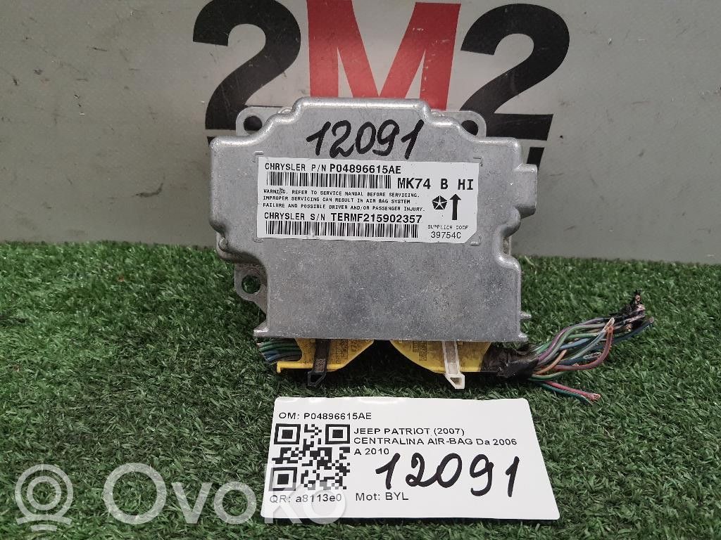 Jeep Patriot Airbag control unit/module 