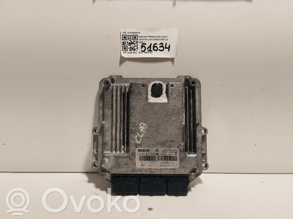 Nissan Primastar Injection control unit/module 