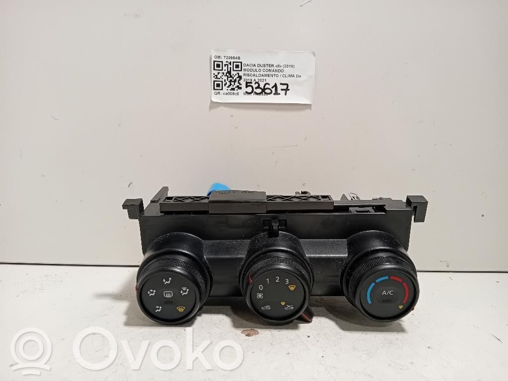 Dacia Duster II Oro kondicionieriaus/ klimato/ pečiuko valdymo blokas (salone) 