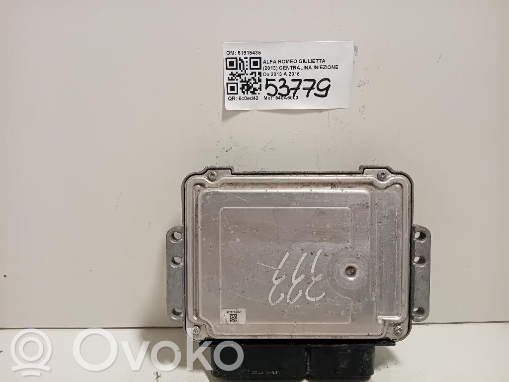 Alfa Romeo Giulietta Injection control unit/module 