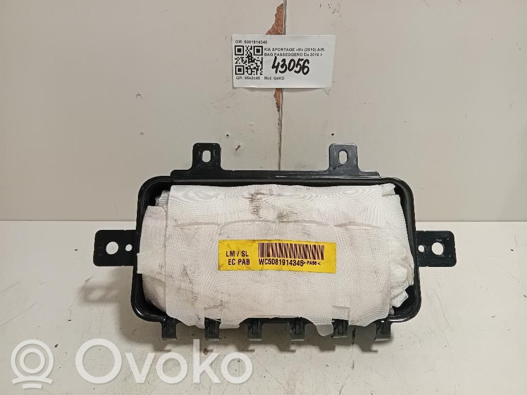 KIA Sportage Passenger airbag 