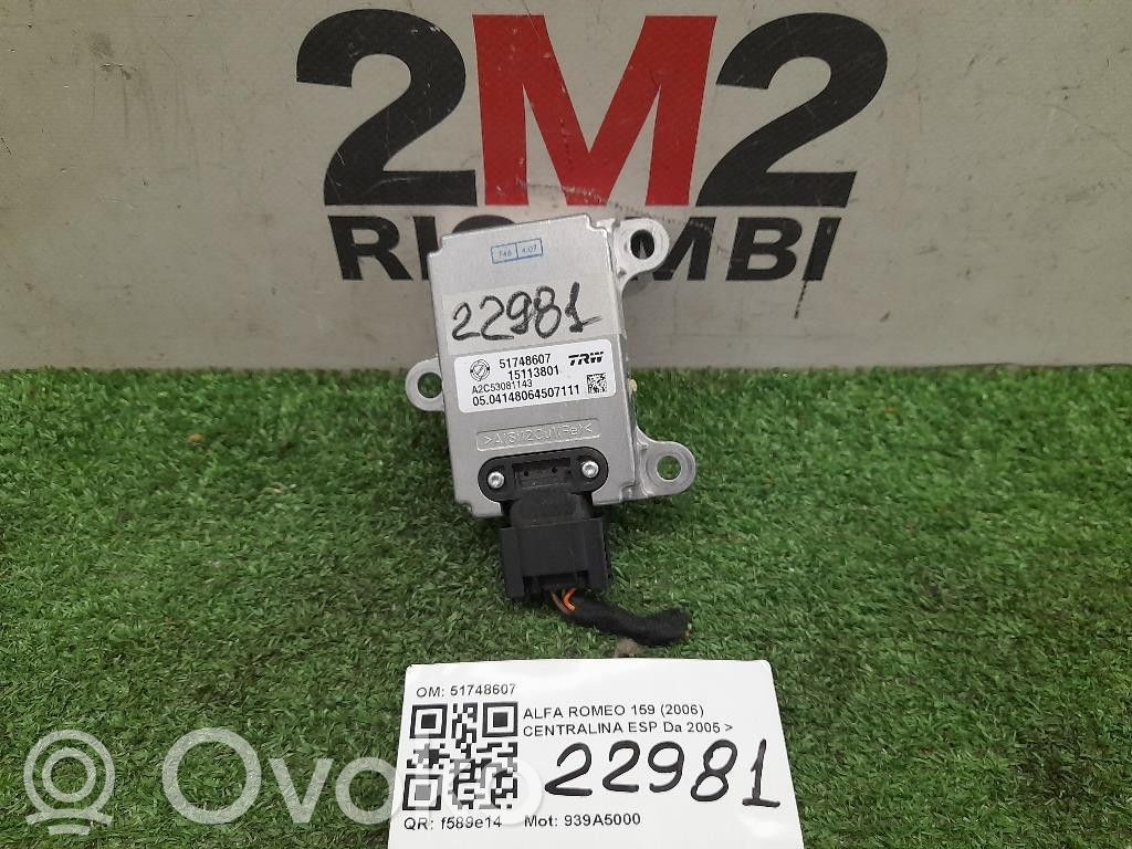ESP (stability system) control unit   51748607,51748607,939A5000