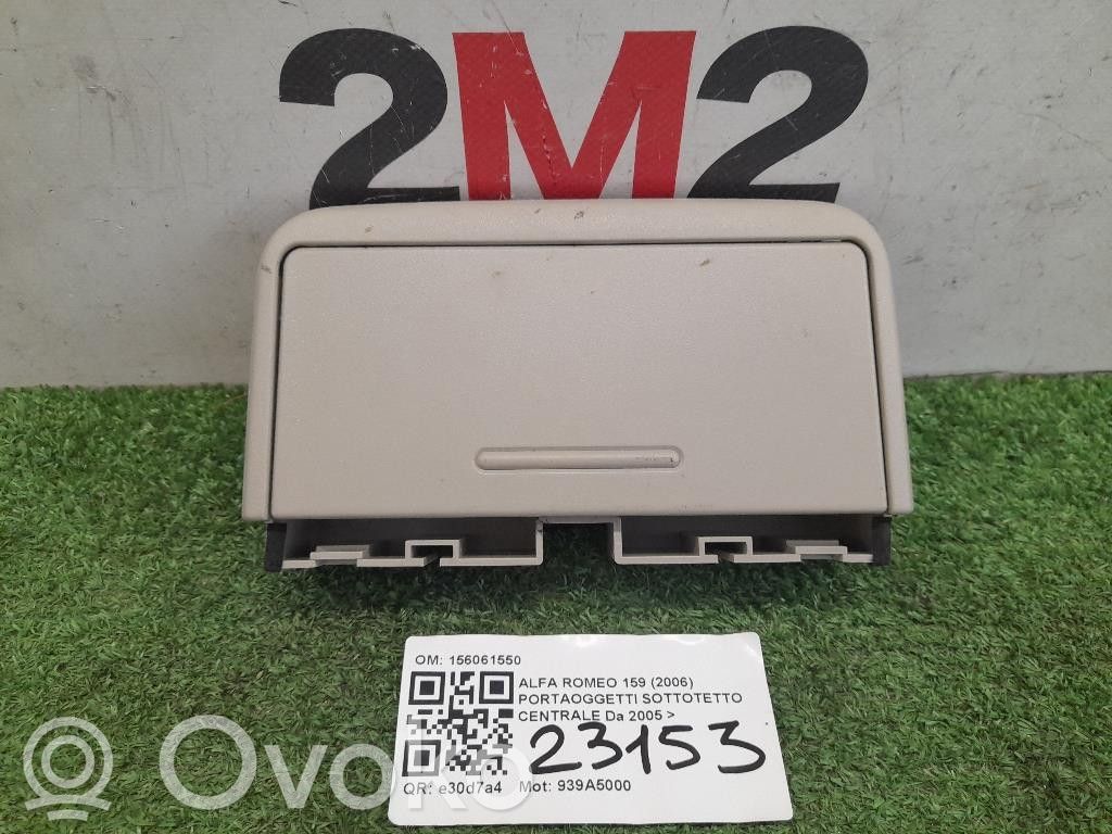 Alfa Romeo 159 Sunglasses storage box 