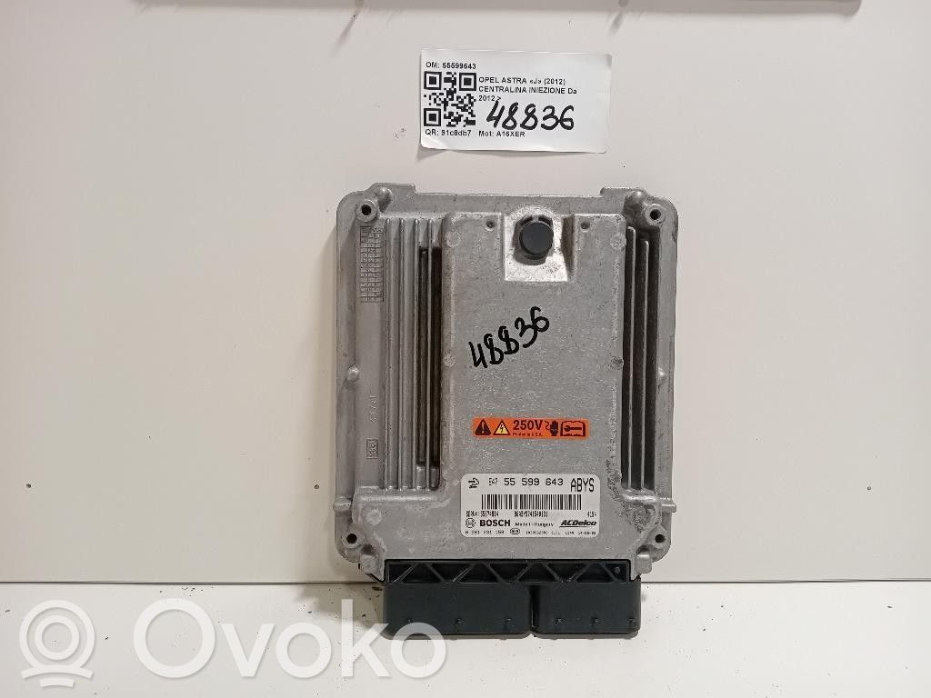 Opel Astra J Injection control unit/module 