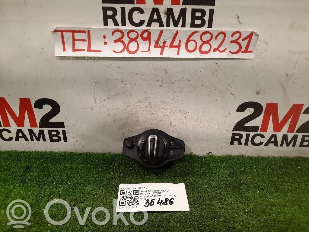 Audi Q5 SQ5 8R Light switch 