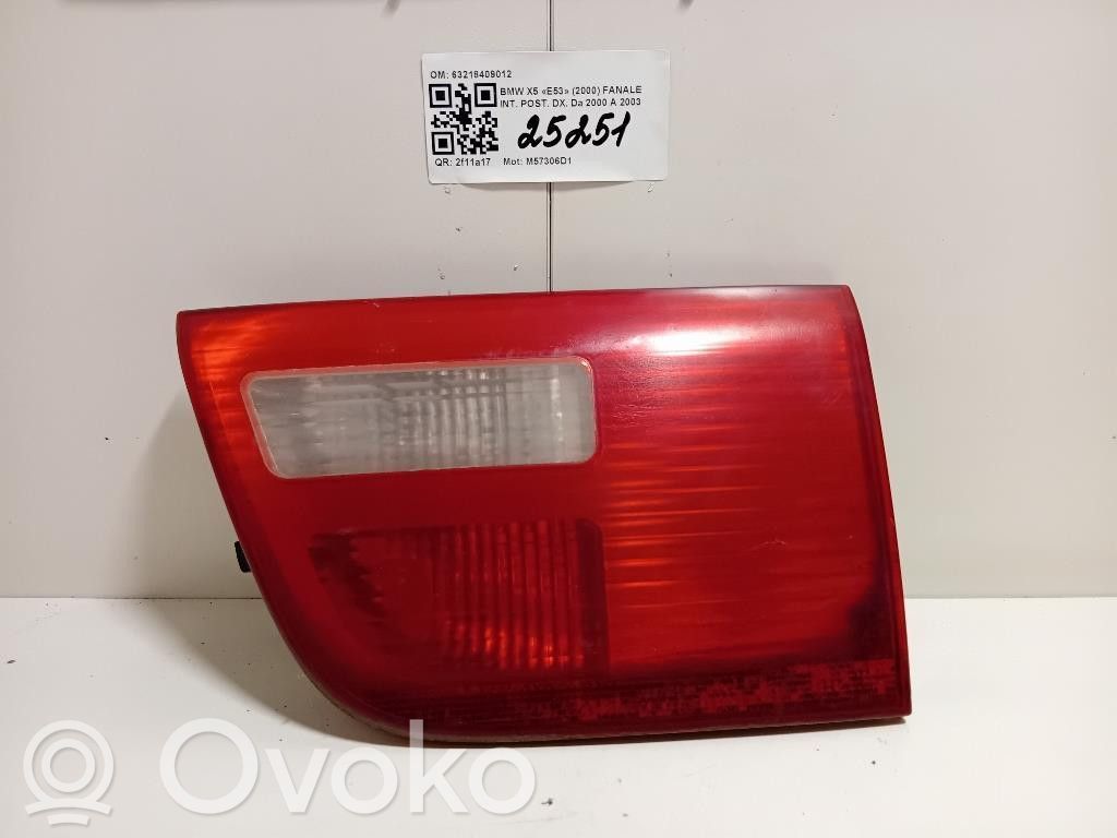 BMW X5 E53 Задний фонарь в крышке 