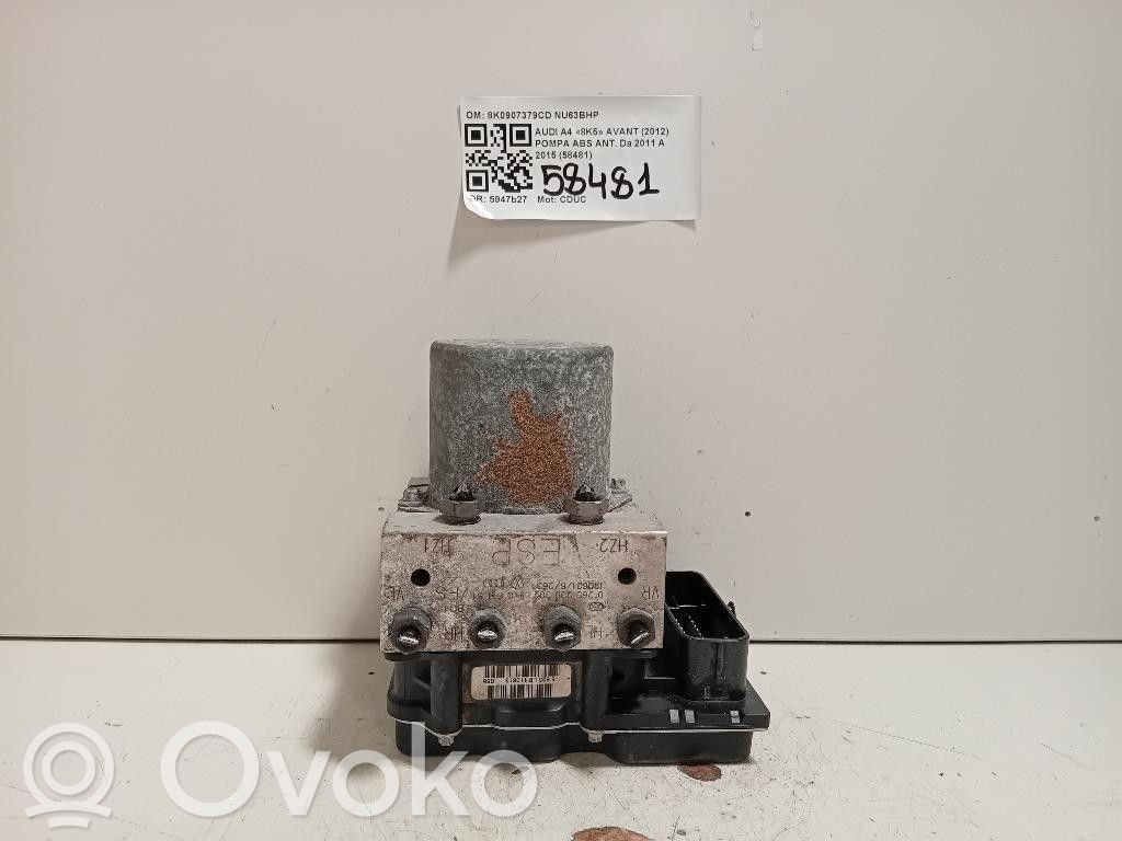 Audi A4 S4 B8 8K Unidad de control/módulo del ABS 