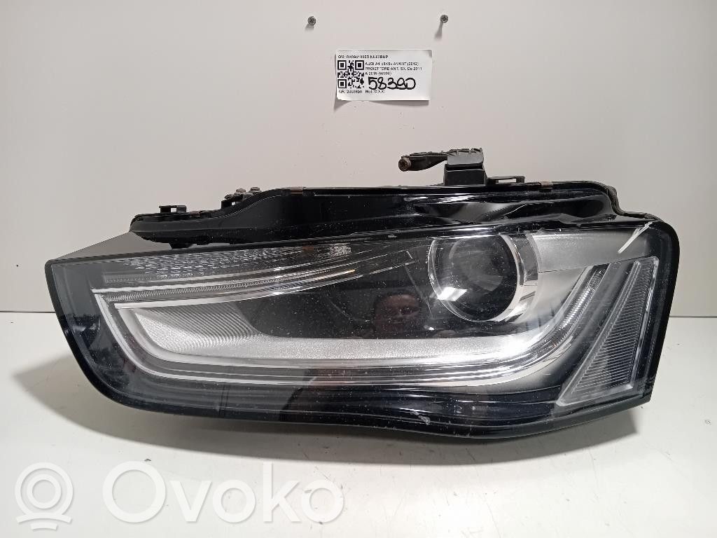 Audi A4 S4 B8 8K Lampa przednia 