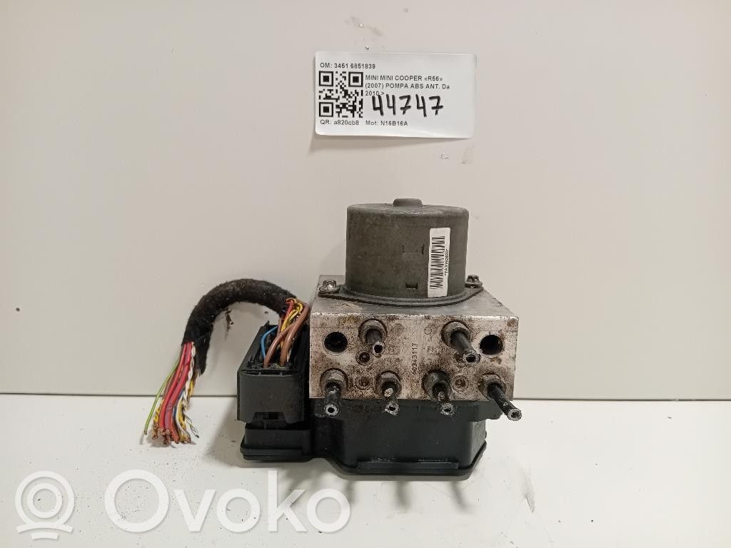 Mini One - Cooper Coupe R56 Unitate/modul control ABS 