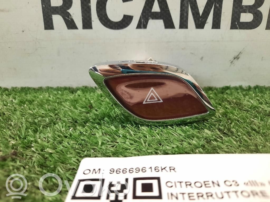 Citroen C3 Interruttore luci di emergenza 