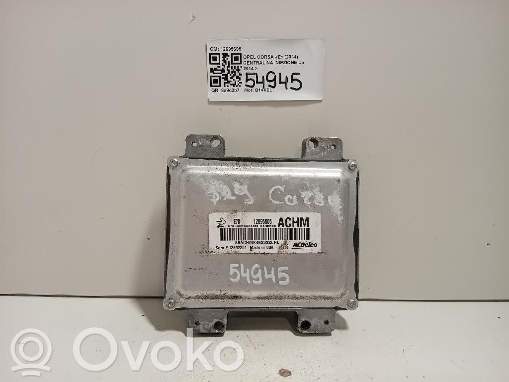 Unidad de control/módulo de la inyección   12695605,12695605,B14XEL