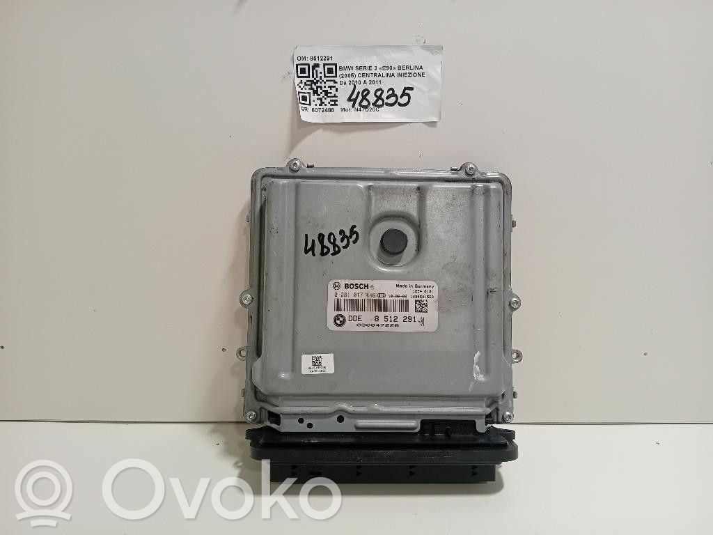 Ruiskutuksen ohjainlaite/moduuli   8512291,0281017446,8512291,N47D20C