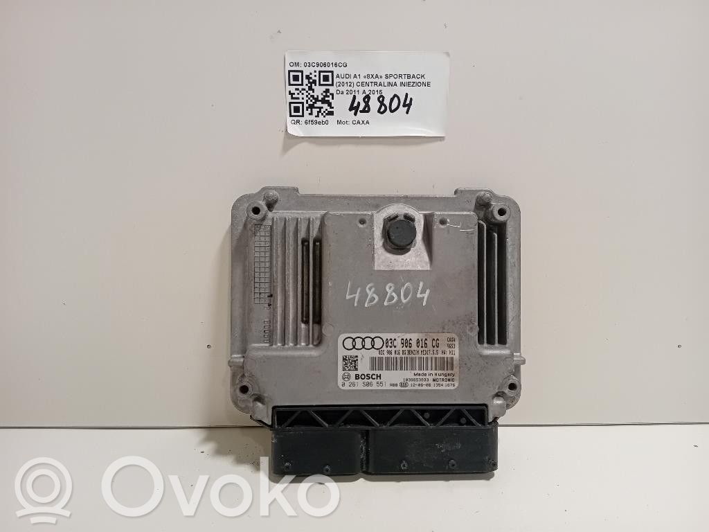 Unidad de control/módulo de la inyección   03C906016CG,03C906016CG,CAXA