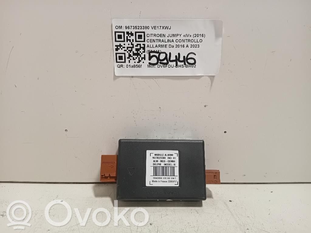 Citroen Jumpy Unitate/modul control alarmă 