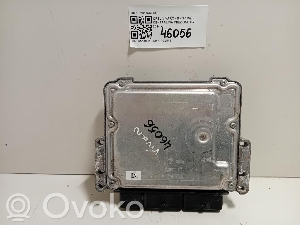 Opel Vivaro Unidad de control/módulo de la inyección 