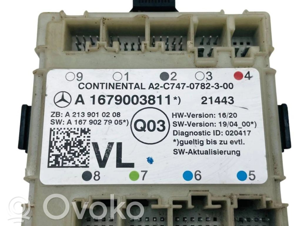 Mercedes-Benz E W213 Door control unit/module 