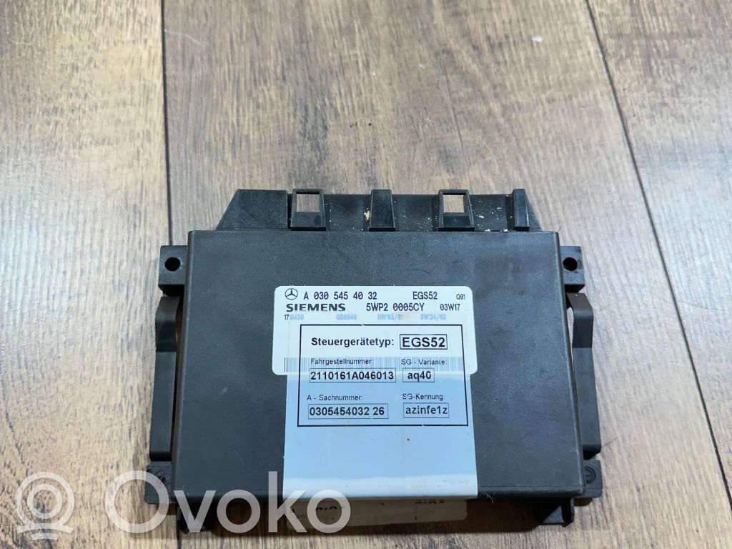 Mercedes-Benz E W211 Gearbox control unit/module 