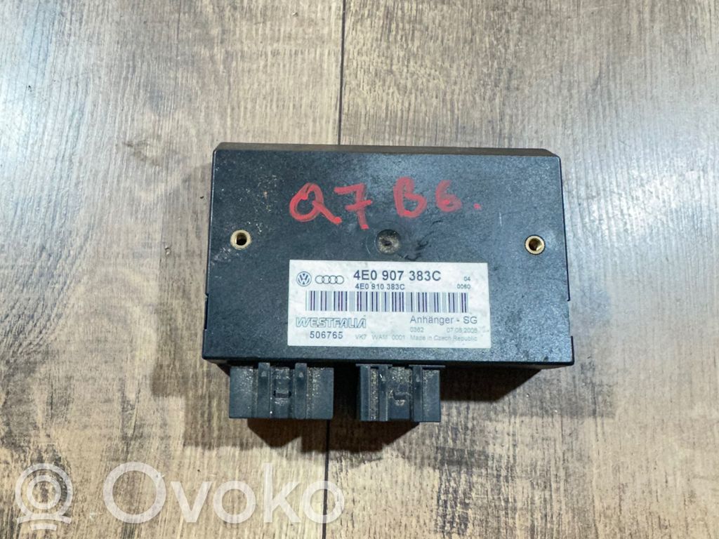 Audi Q7 4L Tow bar trailer control unit/module 