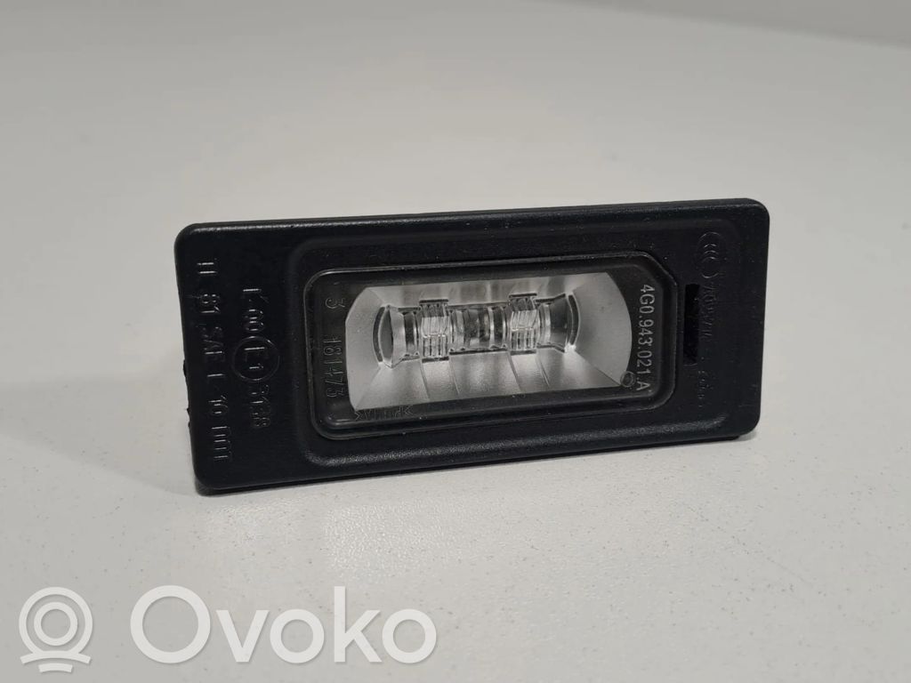 Audi A6 S6 C7 4G Éclairage de plaque d'immatriculation 