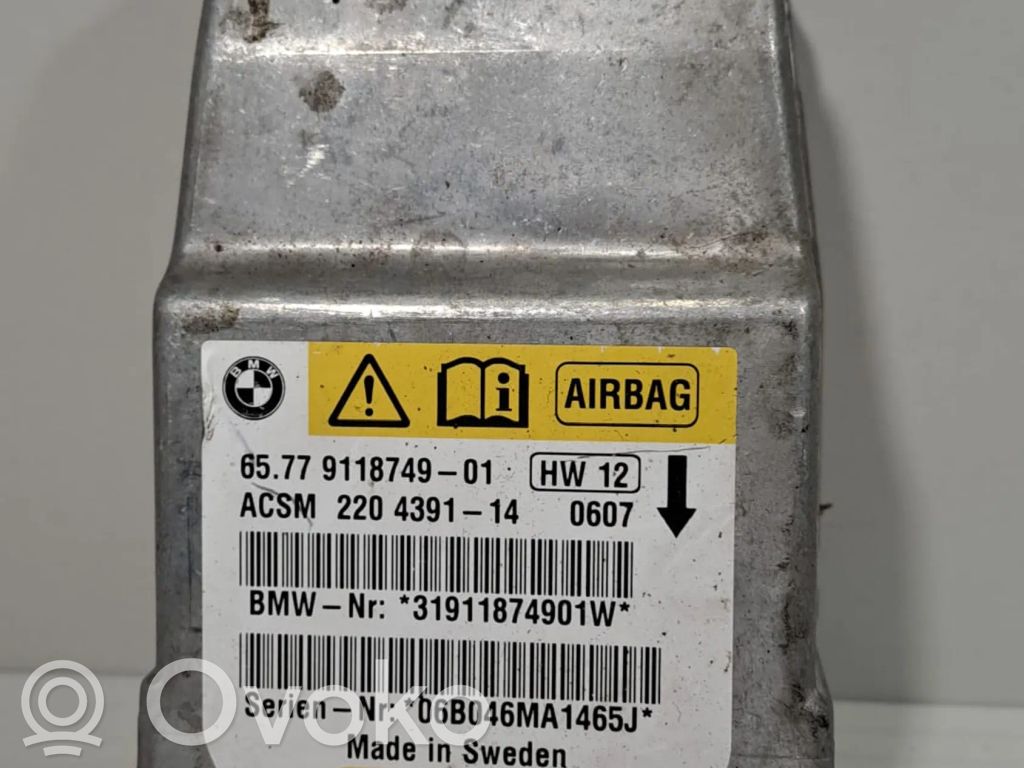 BMW 5 E60 E61 Airbag control unit/module 
