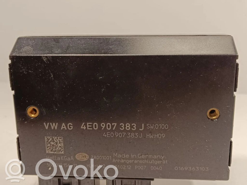 Audi Q7 4L Tow bar trailer control unit/module 