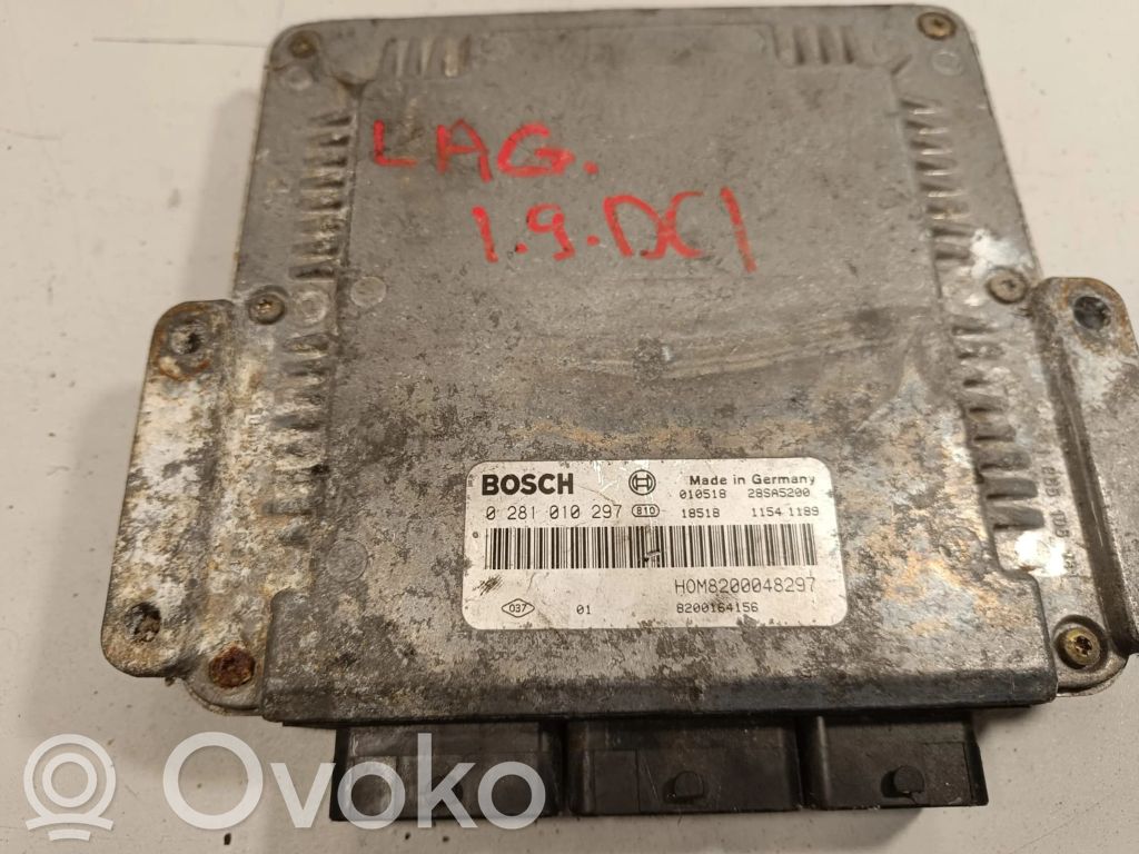 Engine control unit/module   0281010297,8200048297