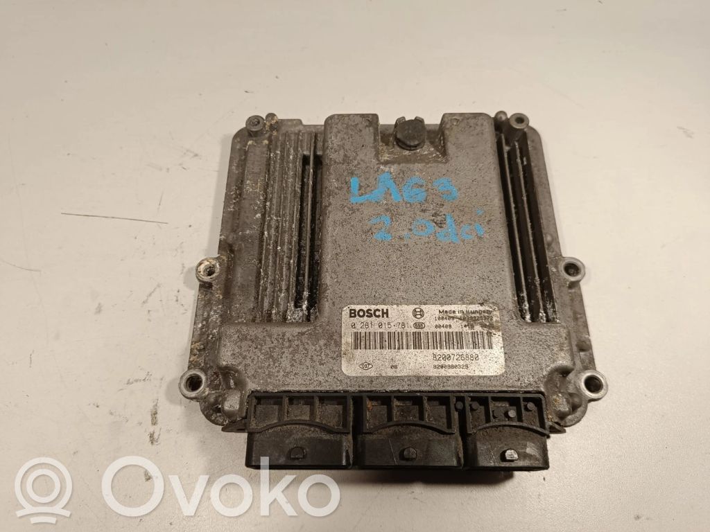 Renault Laguna II Engine control unit/module 