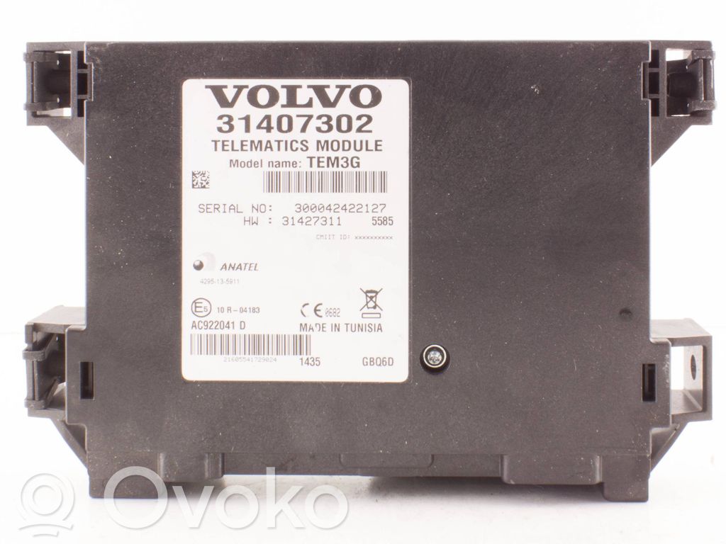 Volvo S60 Bluetooth control unit module 