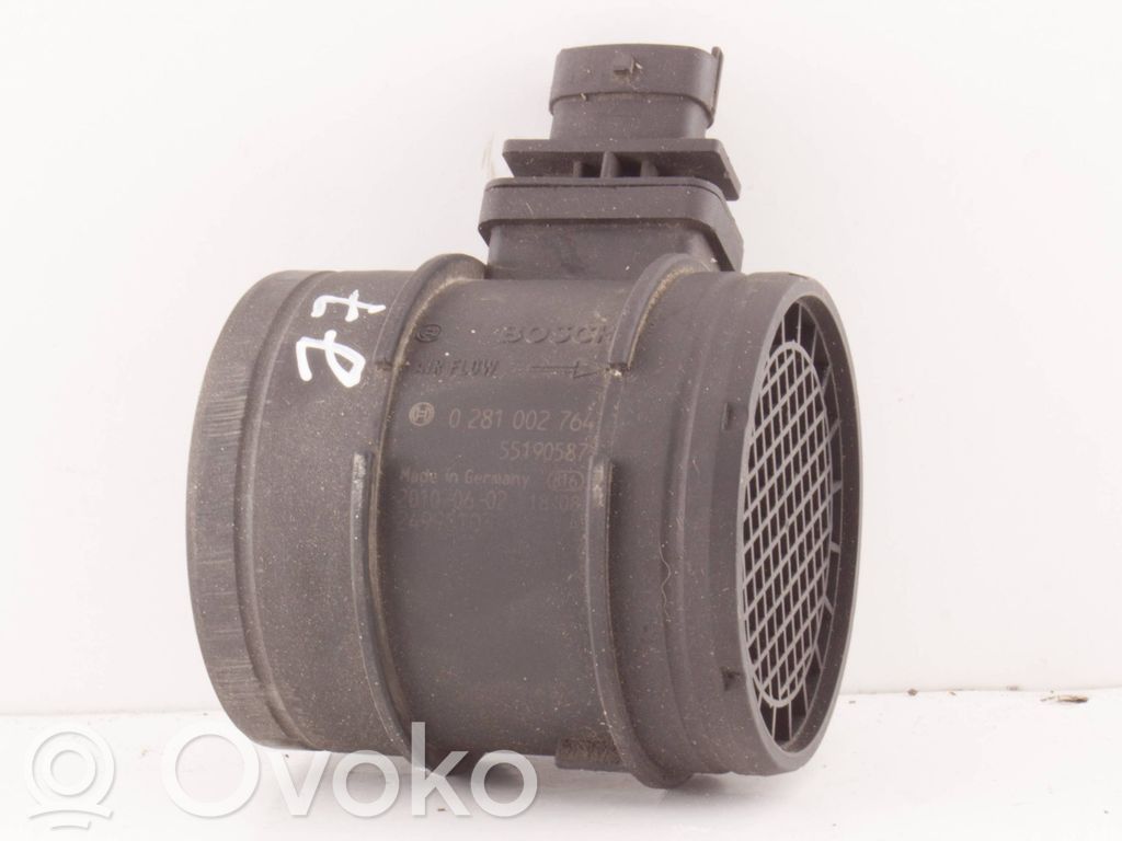 Przepływomierz masowy powietrza MAF   55190587,0281002764,1192CE,1192Y9,504136035,51827033,551905870,551905878,55219169,69503670,93955190587