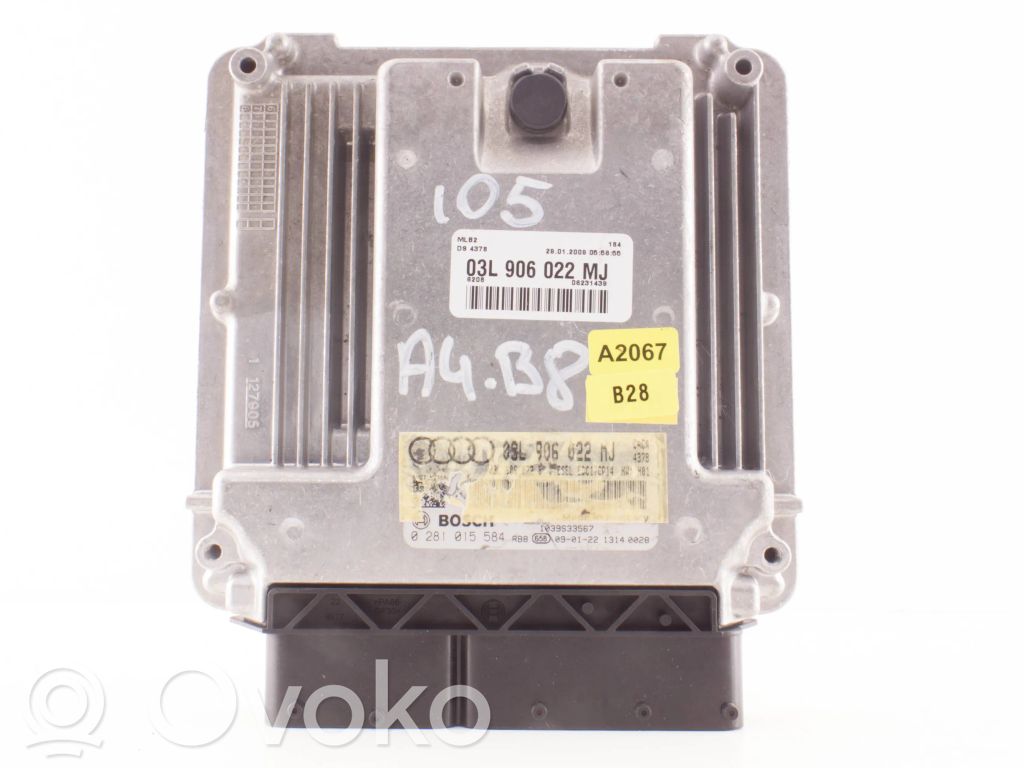 Audi A4 S4 B8 8K Engine control unit/module 