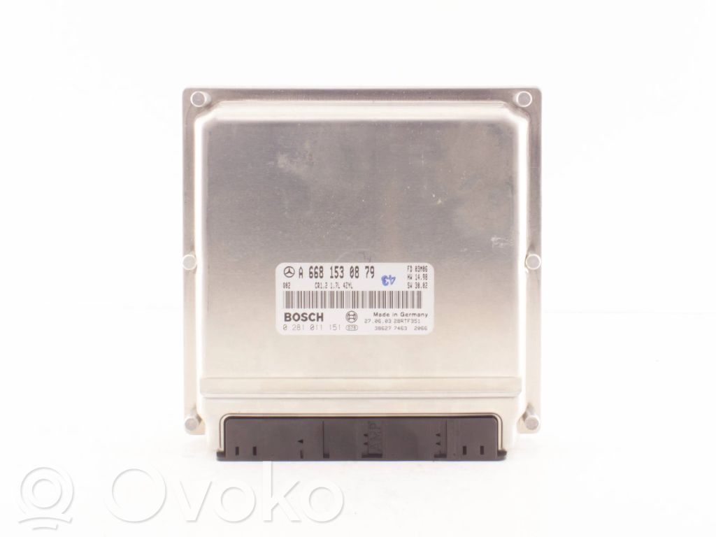 Mercedes-Benz A W168 Engine control unit/module 