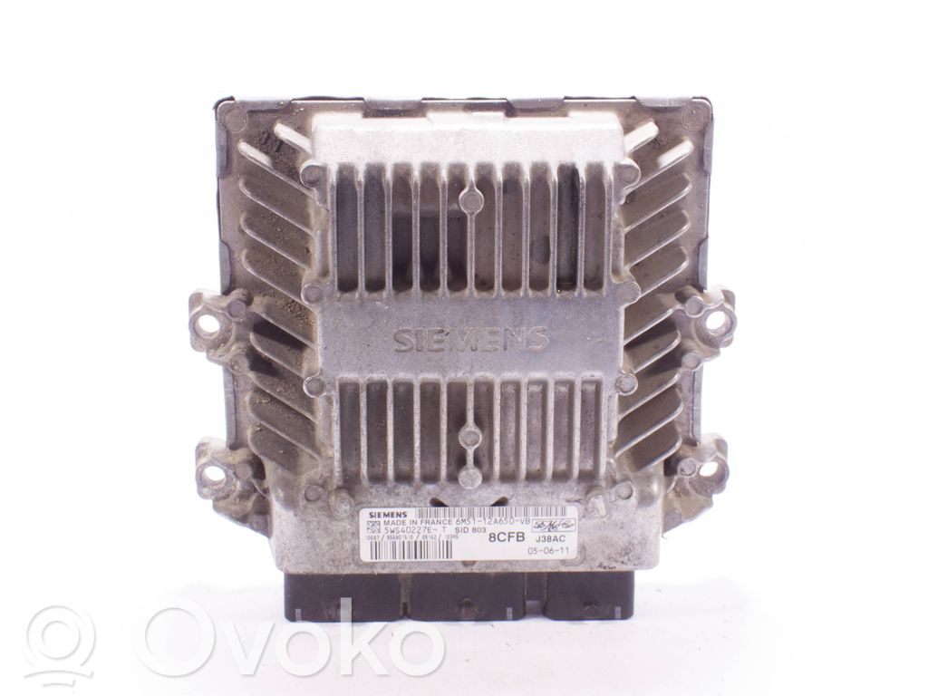 Engine control unit/module   6M5112A650VB,5WS40227E