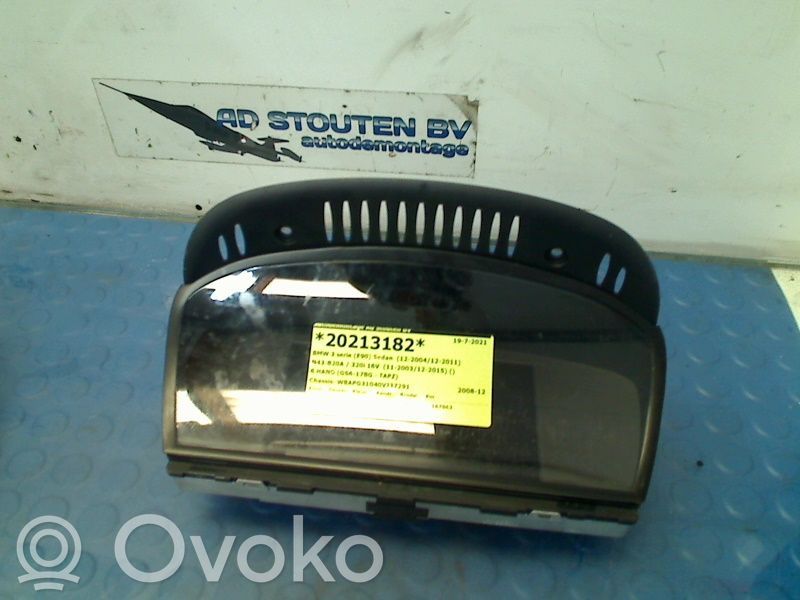 BMW 3 E90 E91 Monitor / wyświetlacz / ekran 