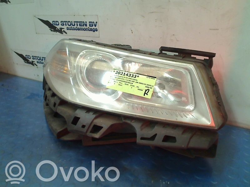 Renault Megane II Headlight/headlamp 
