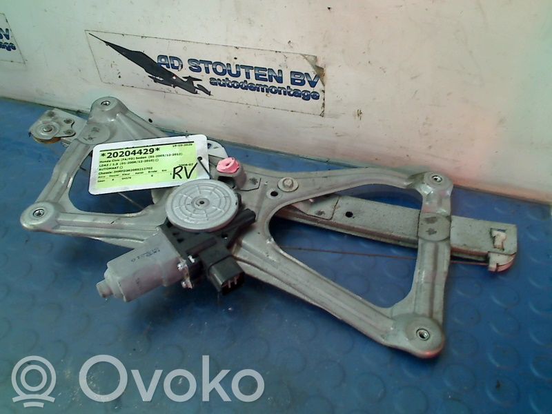 Honda Civic Mechanizm podnoszenia szyby przedniej bez silnika 