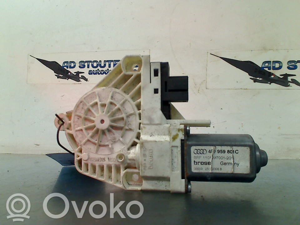 Audi A6 S6 C6 4F Moteur de lève-vitre de porte arrière