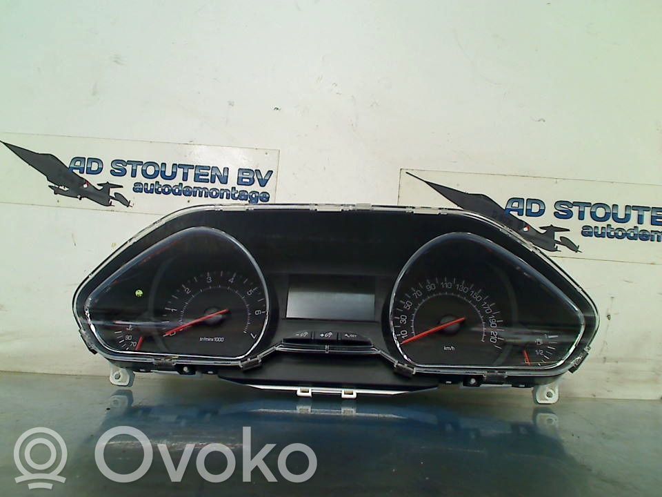 Peugeot 208 I Compteur de vitesse tableau de bord