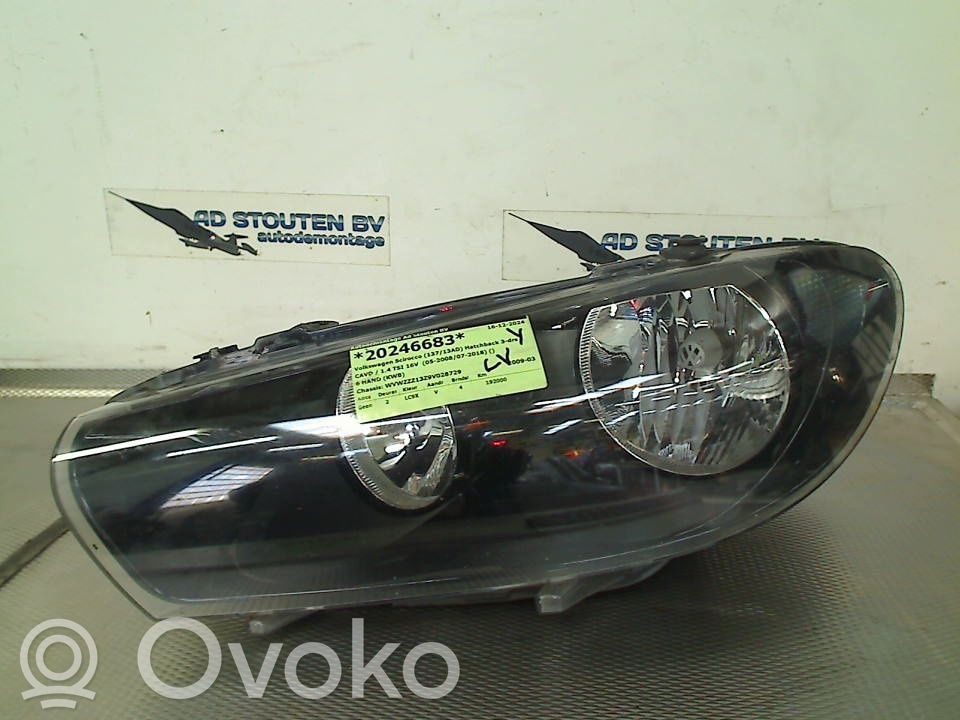 Volkswagen Scirocco Phare frontale 