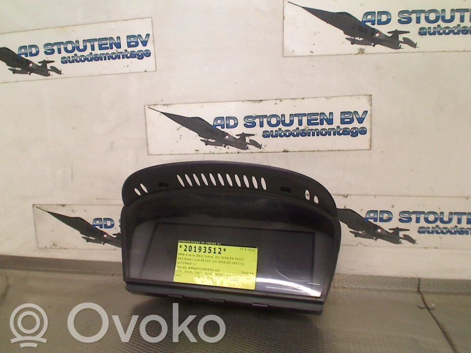 BMW 6 E63 E64 Screen/display/small screen 