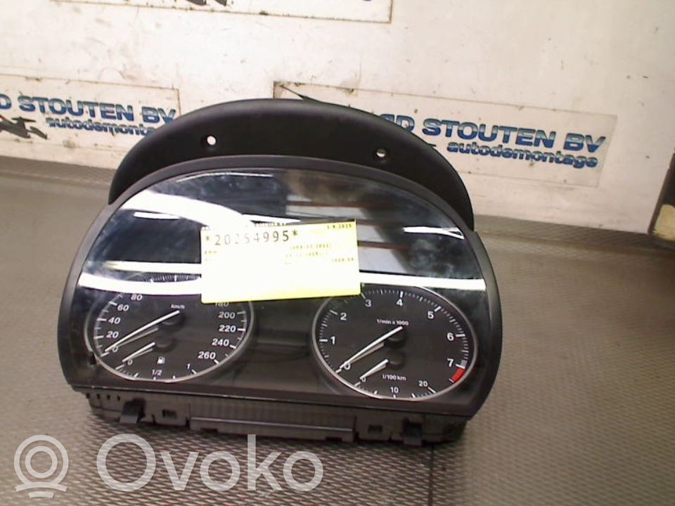 BMW 3 E90 E91 Spidometrs (instrumentu panelī) 