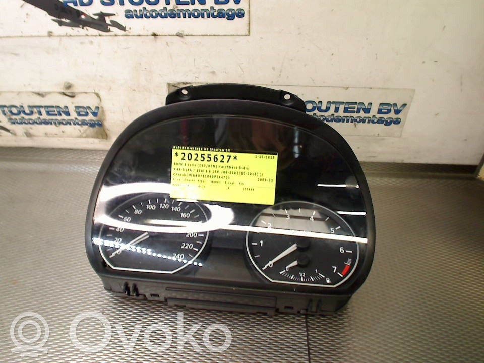 BMW 1 E81 E87 Vitezometru (grup de instrumente)